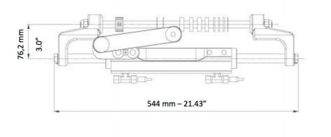 Timoneria idraulica NAUTECH 3.1-90M fino a 300hp